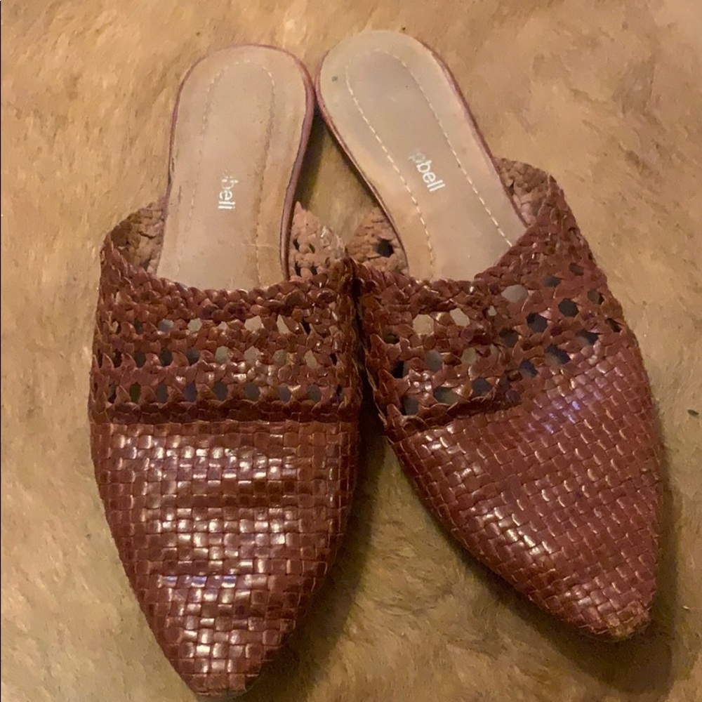 Jeffrey Campbell woven slides